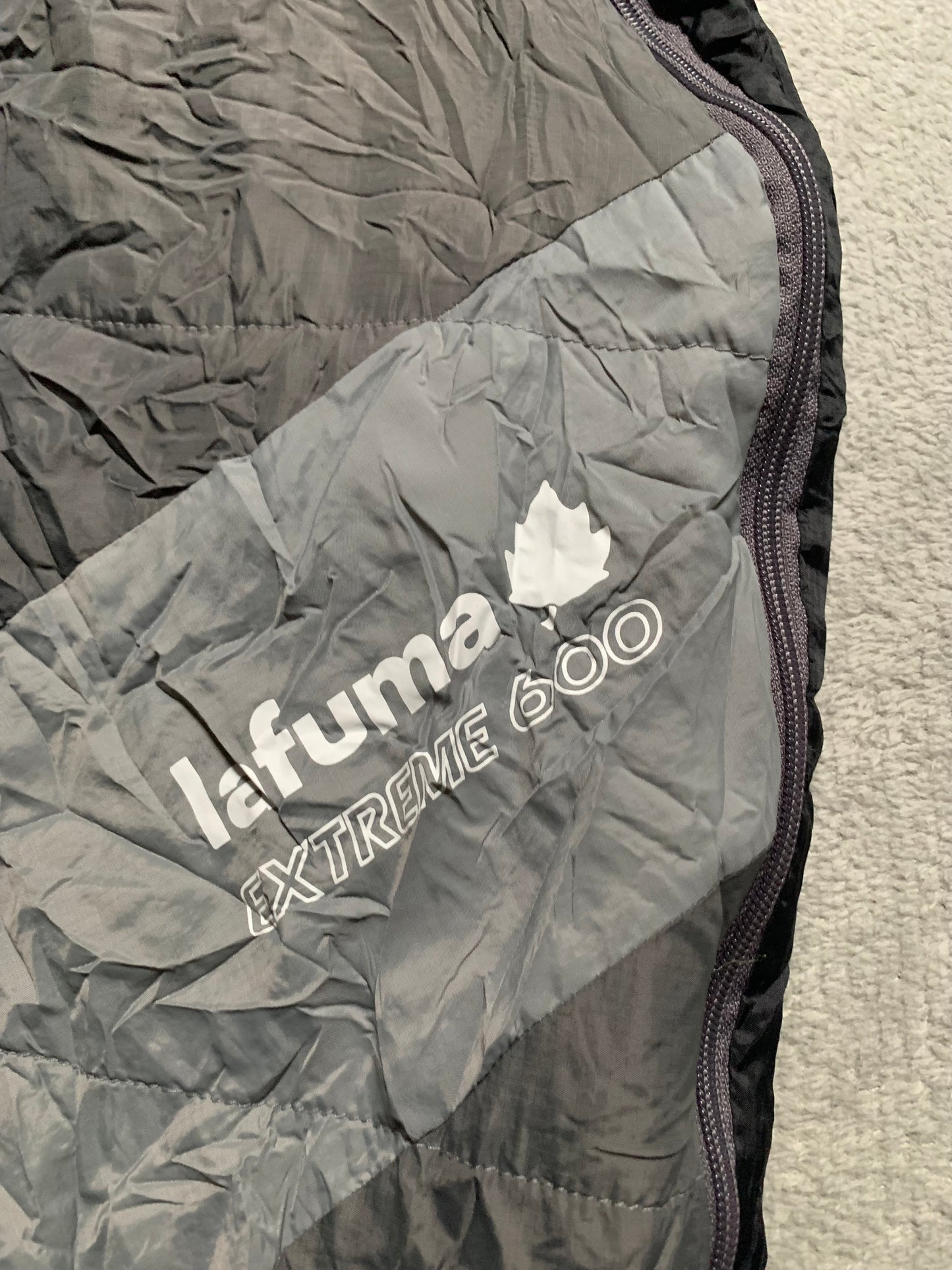 Sac de couchage lafuma d’occasion extreme 600. 15 degrés.