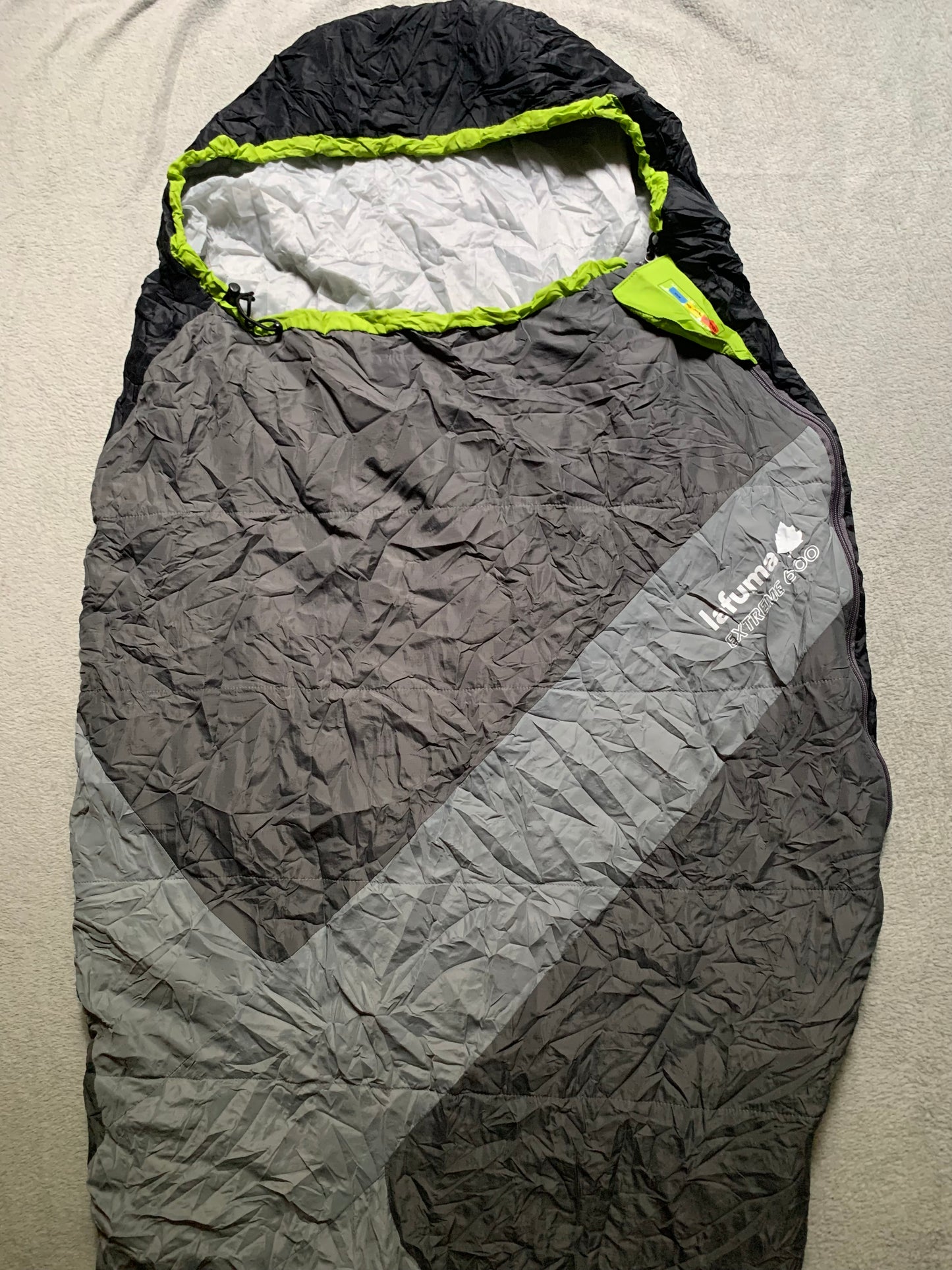 Sac de couchage lafuma d’occasion extreme 600. 15 degrés.