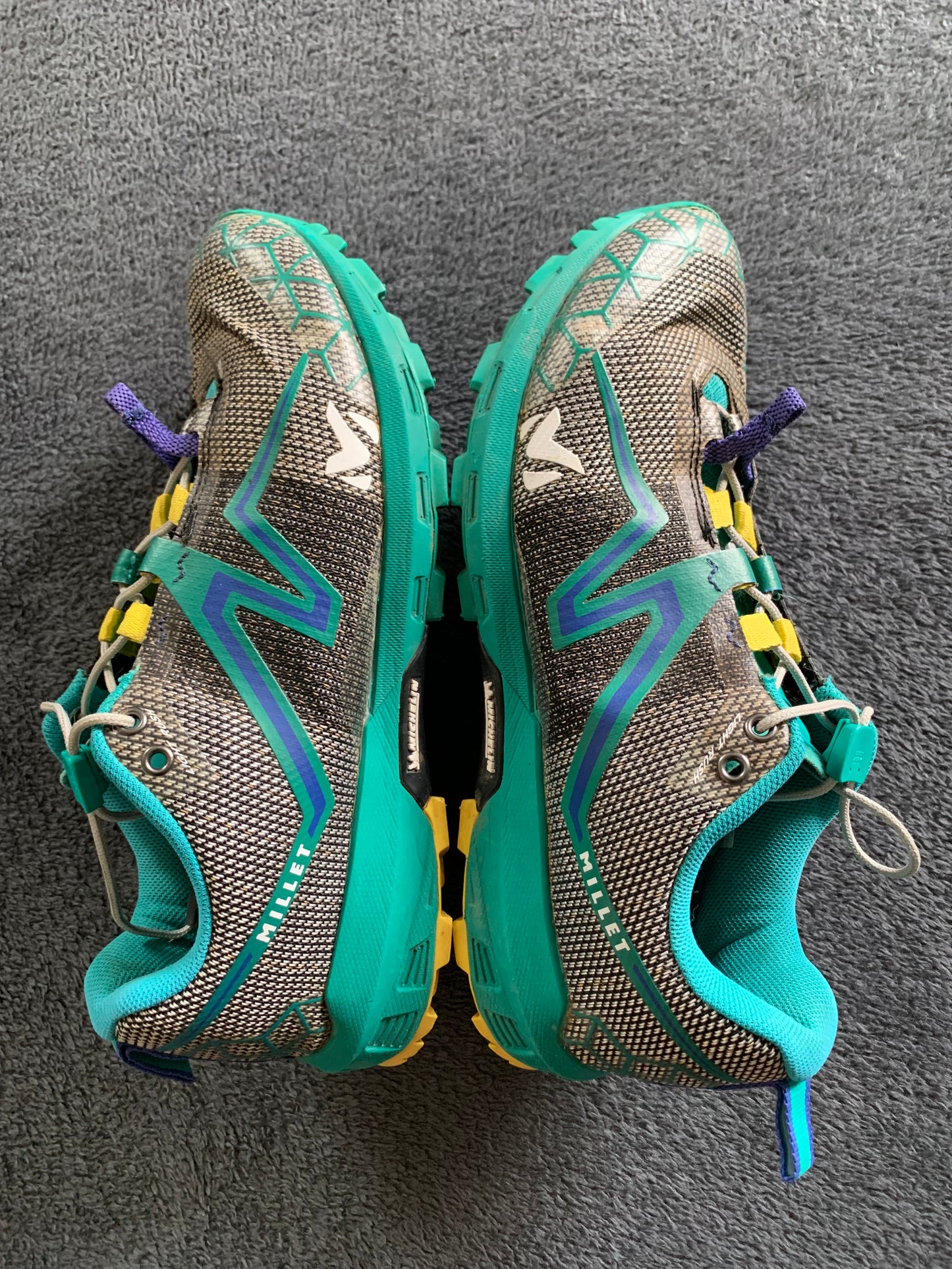 Baskets trail/running millet d’occasion pour femmes. Taille 39,5.