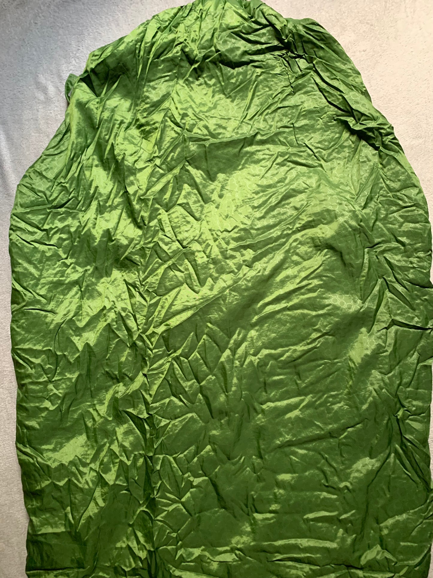 Sac de couchage quechua d’occasion 15 degrés. Taille XL