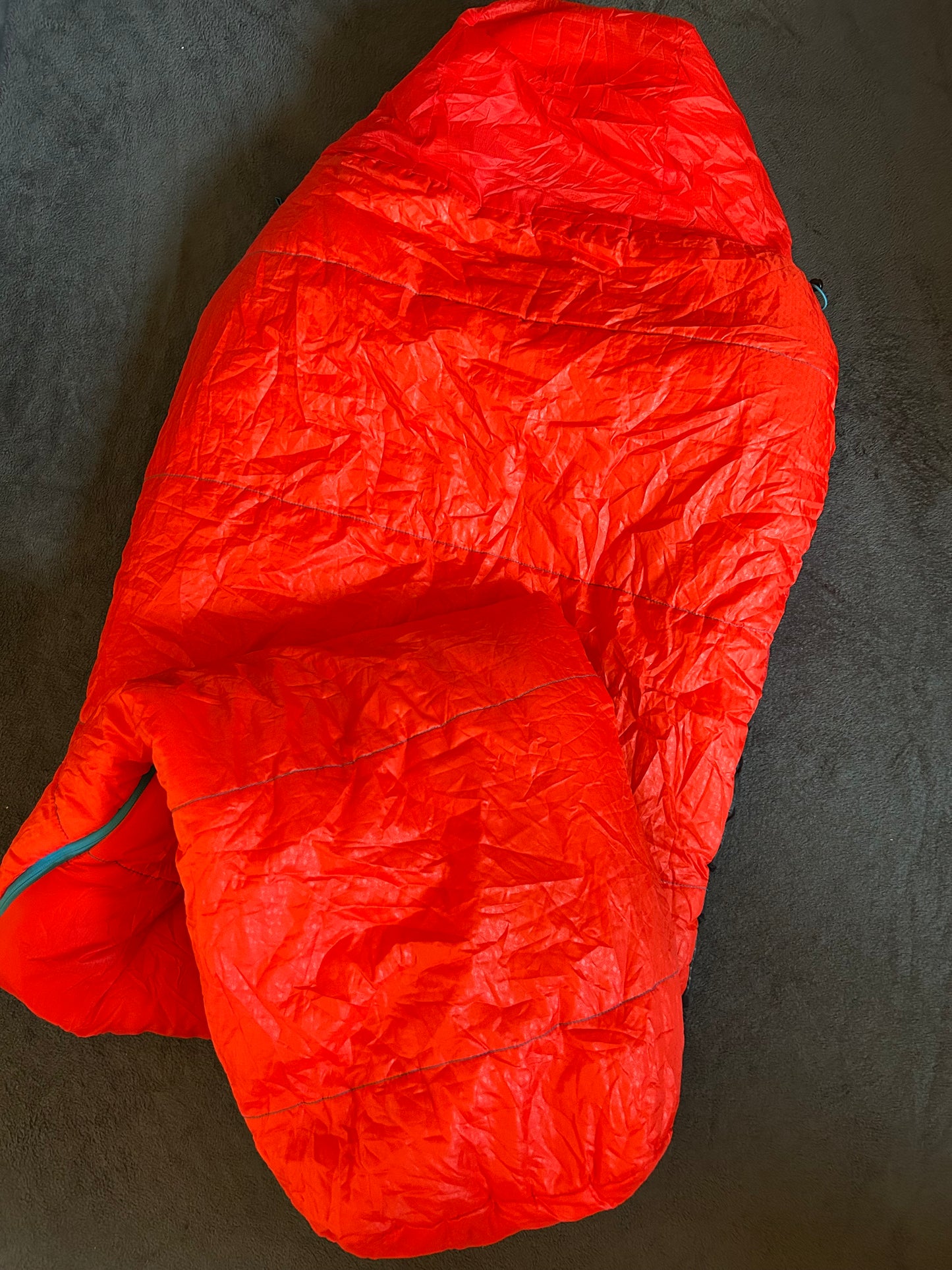 Sac de couchage quechua d’occasion 0 degrés light. Taille M
