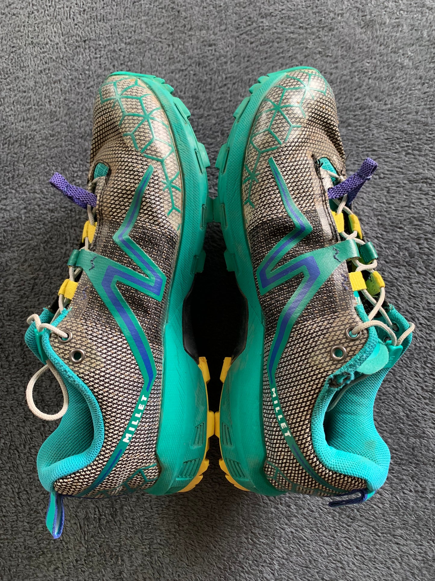 Baskets trail/running millet d’occasion pour femmes. Taille 39,5.