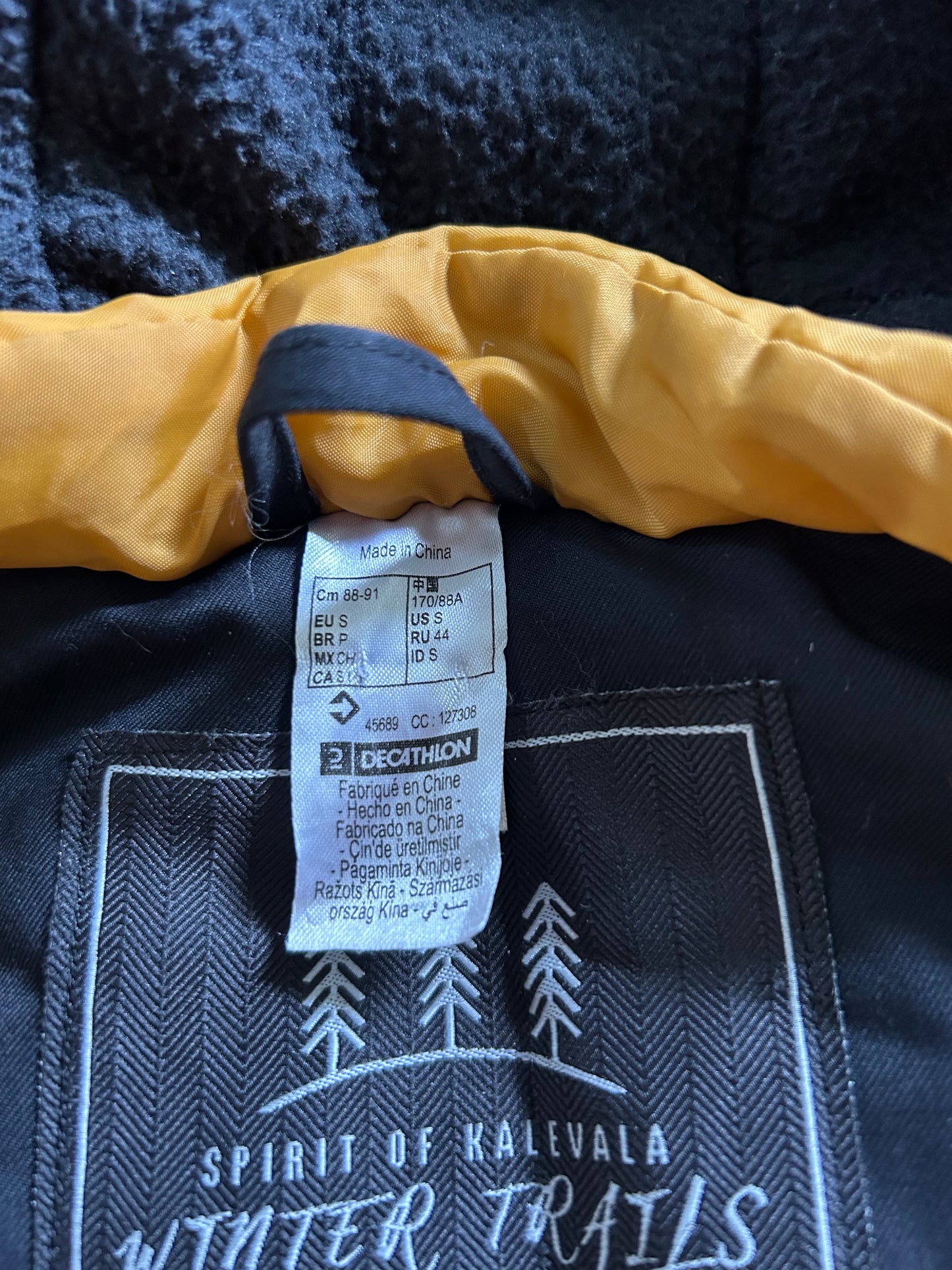 Parka quechua grand froid d’occasion pour hommes. Taille S