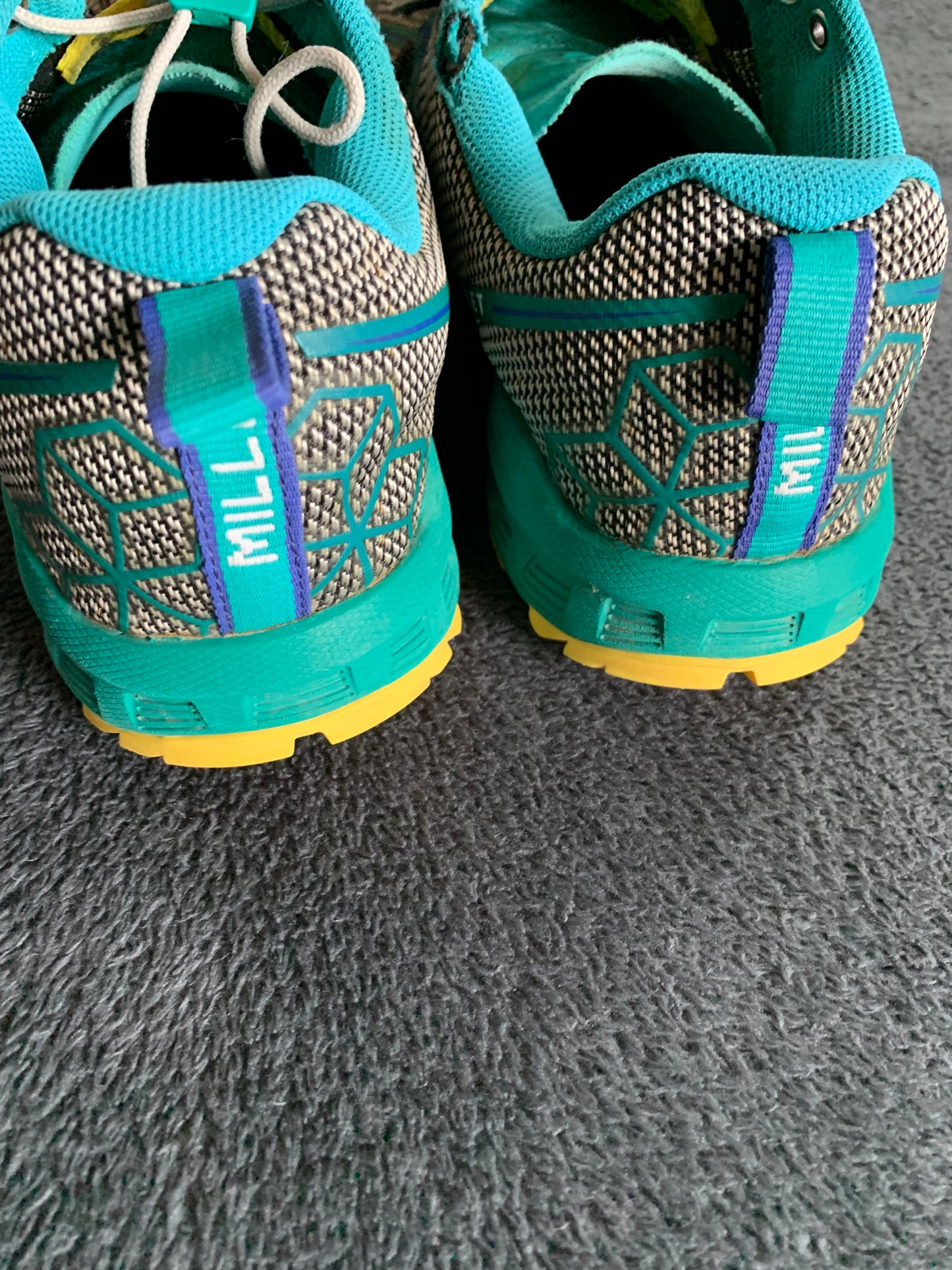 Baskets trail/running millet d’occasion pour femmes. Taille 39,5.