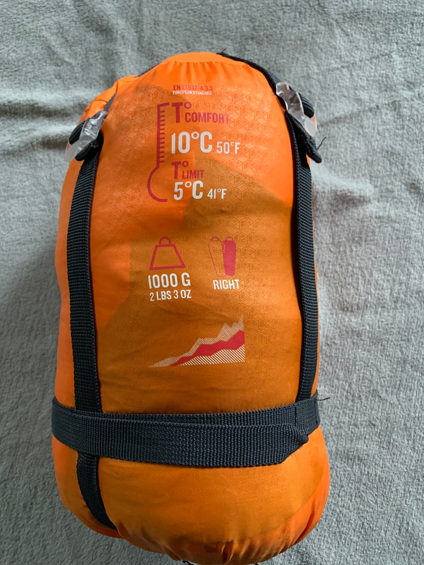 Sac de couchage quechua light d’occasion. 10 degrés. Taille L