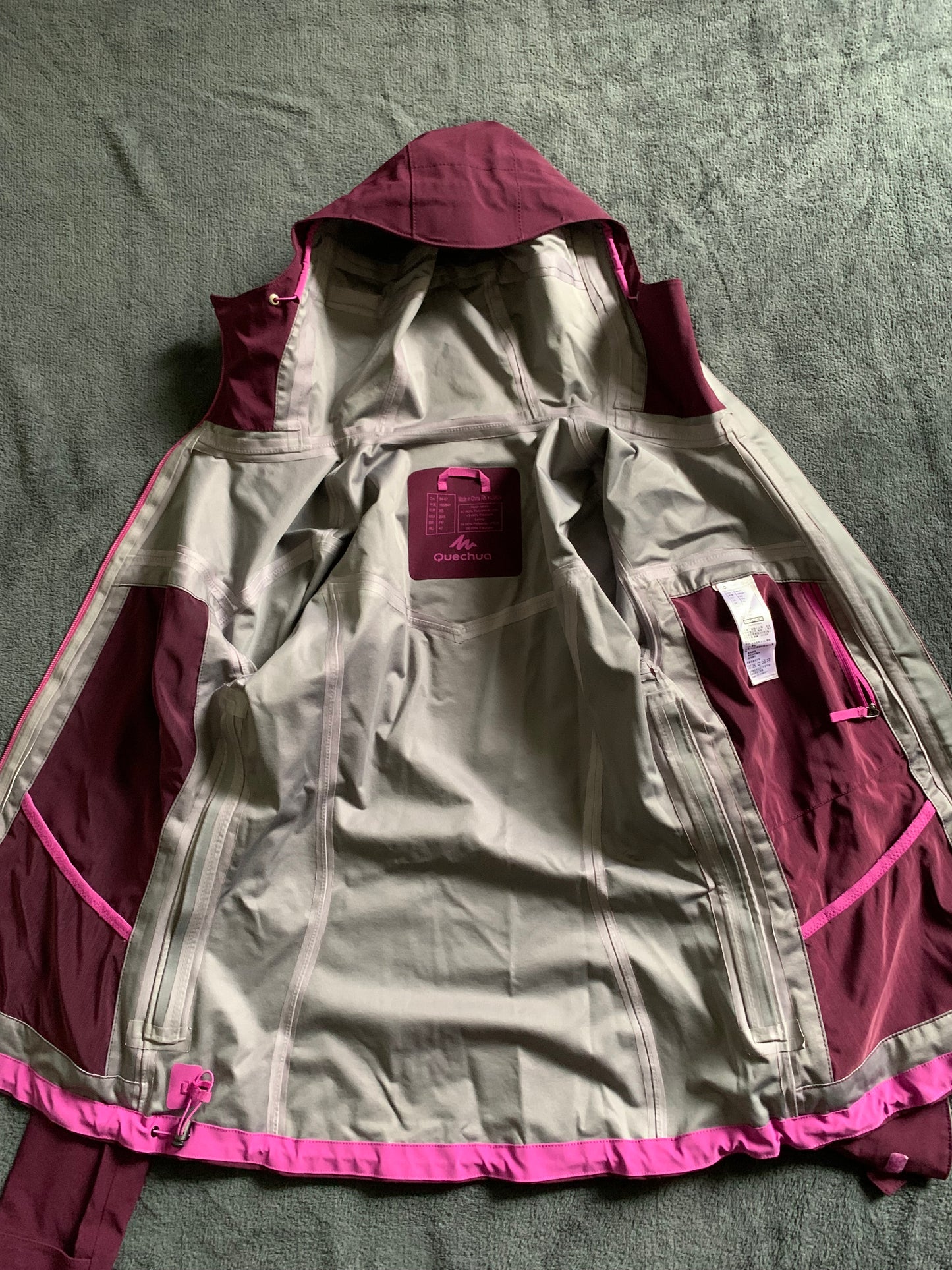 Veste quechua imperméable. Taille XS. Pour femmes