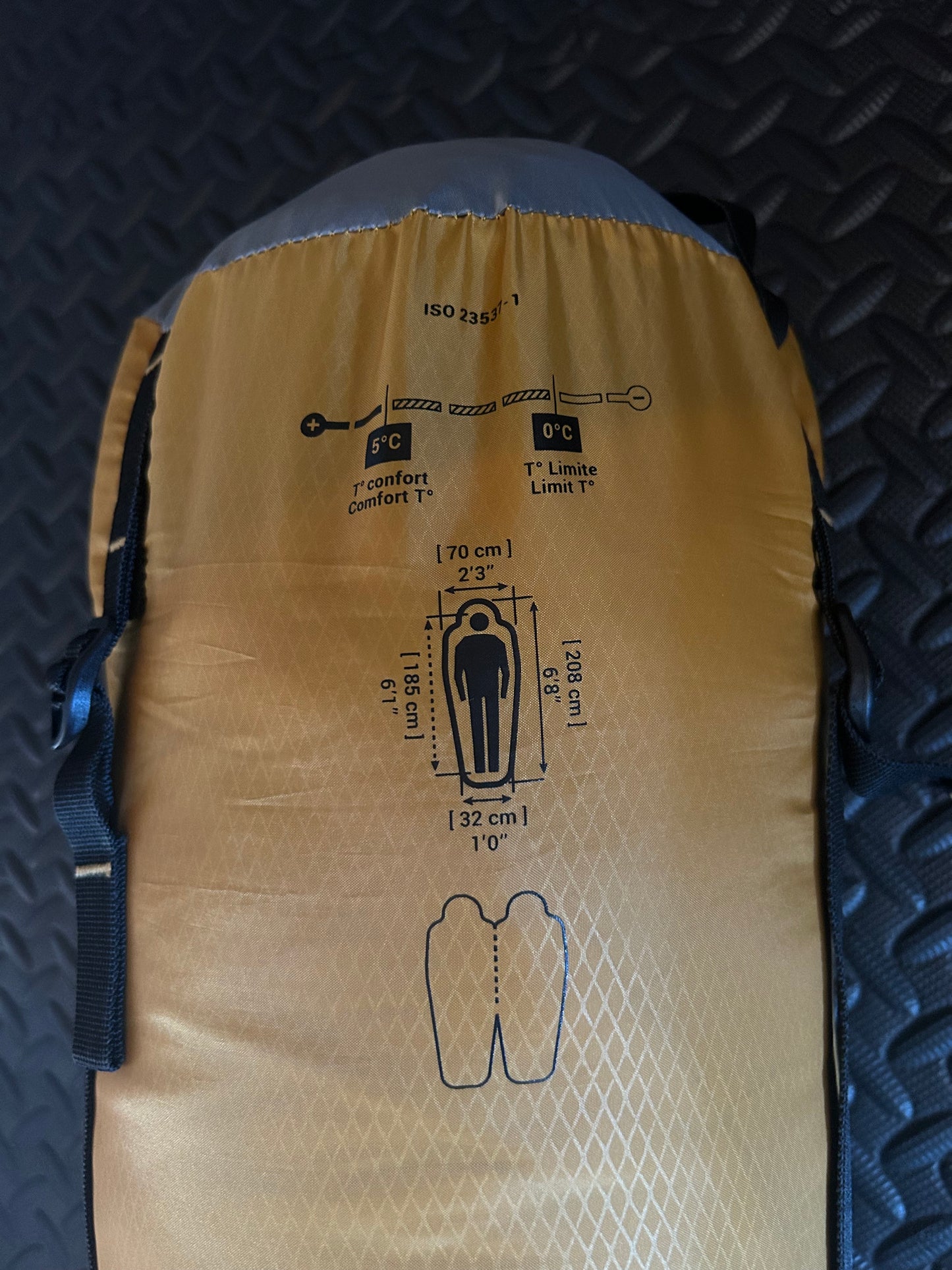 Sac de couchage forclaz 5 degrés trek 500 d’occasion. Taille L