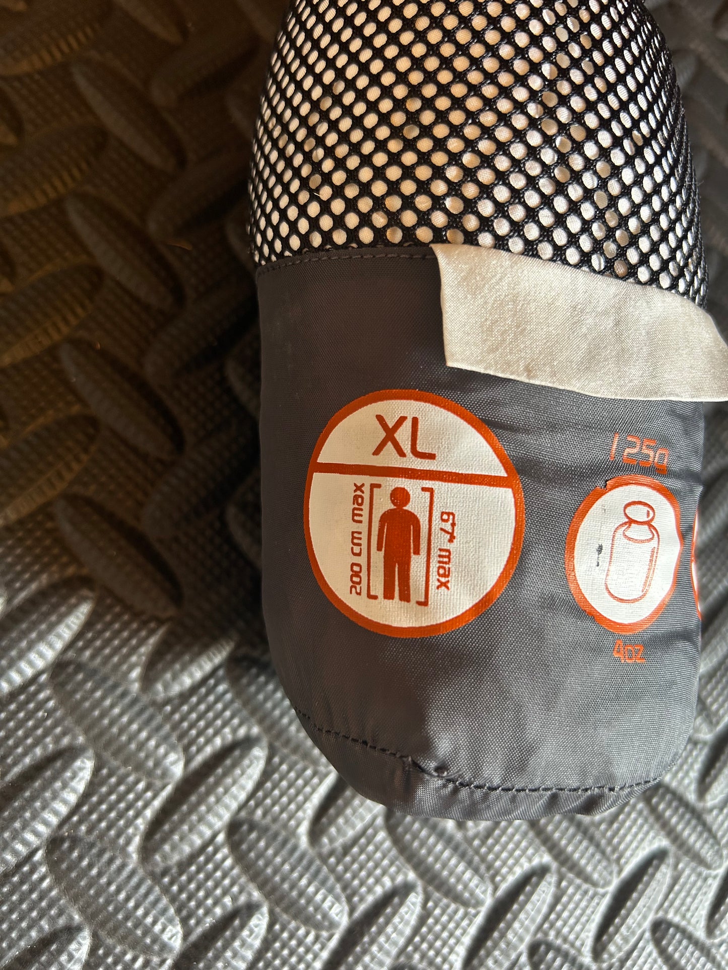 Drap de sac en soie quechua d’occasion. Taille XL. 125 grammes