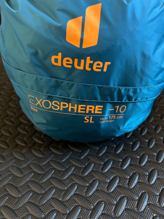 Sac de couchage Deuter d’occasion Exosphere -10 degrés. Taille M