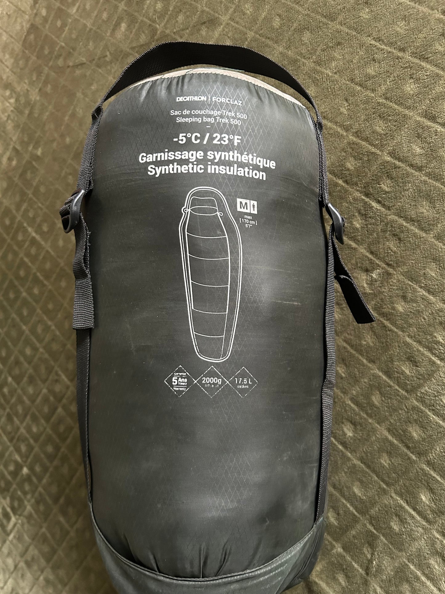 Sac de couchage forclaz -5 degrés d’occasion. Taille M