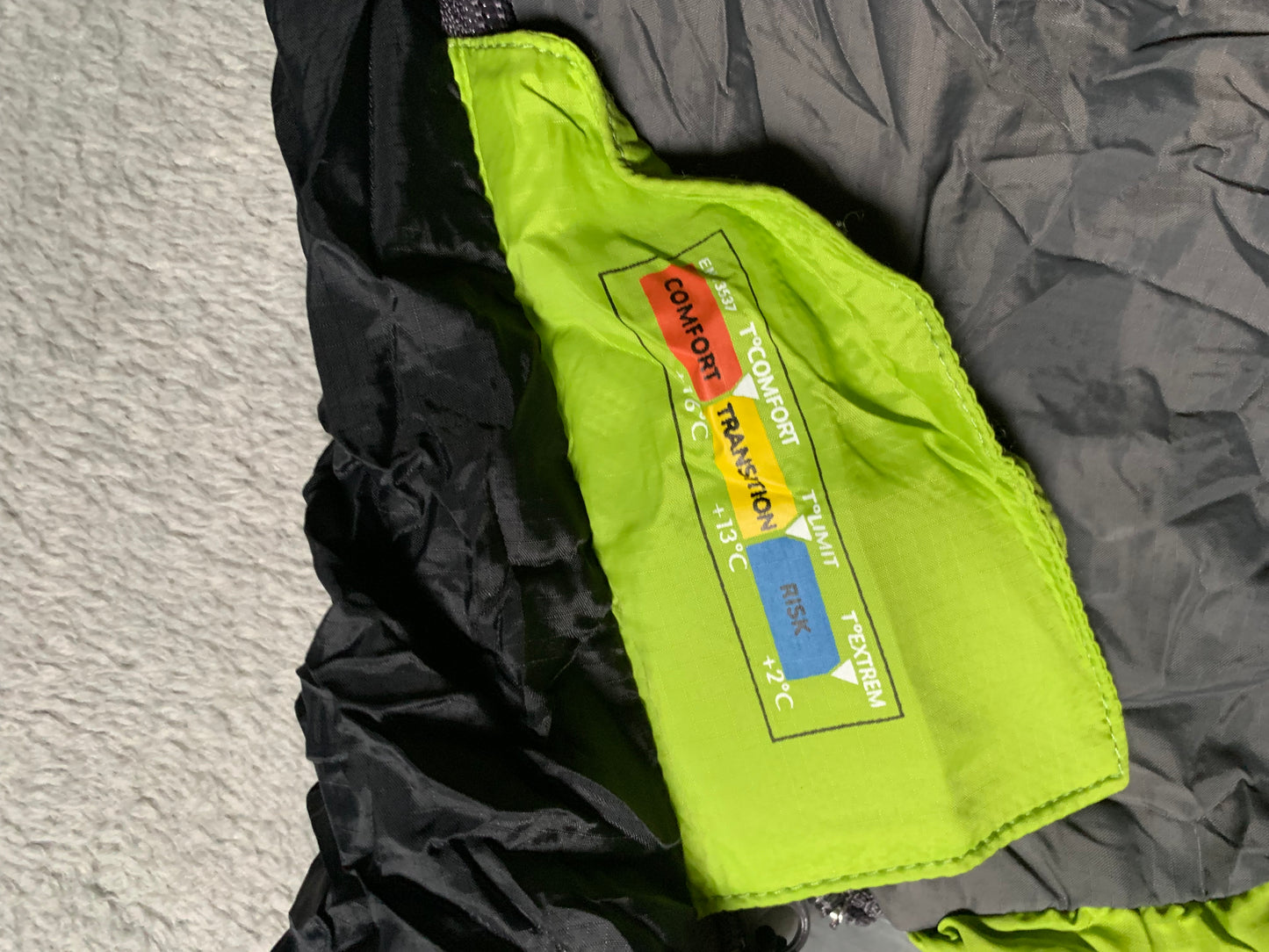 Sac de couchage lafuma d’occasion extreme 600. 15 degrés.