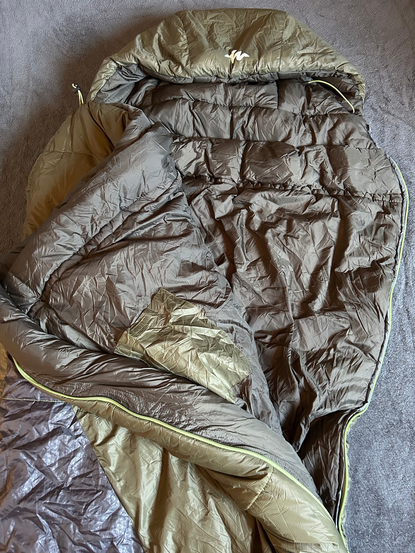 Sac de couchage forclaz d’occasion -5 degrés light. Taille L