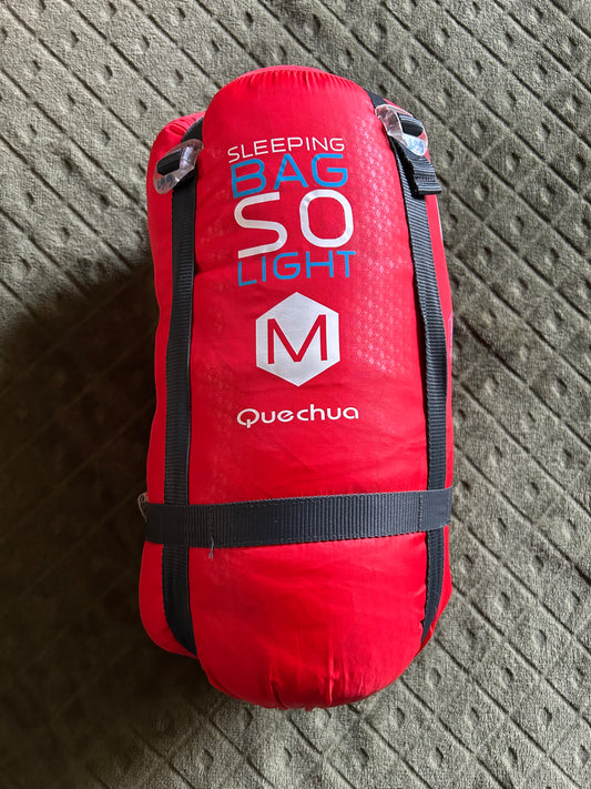Sac de couchage quechua 0 degrés d’occasion. Taille M