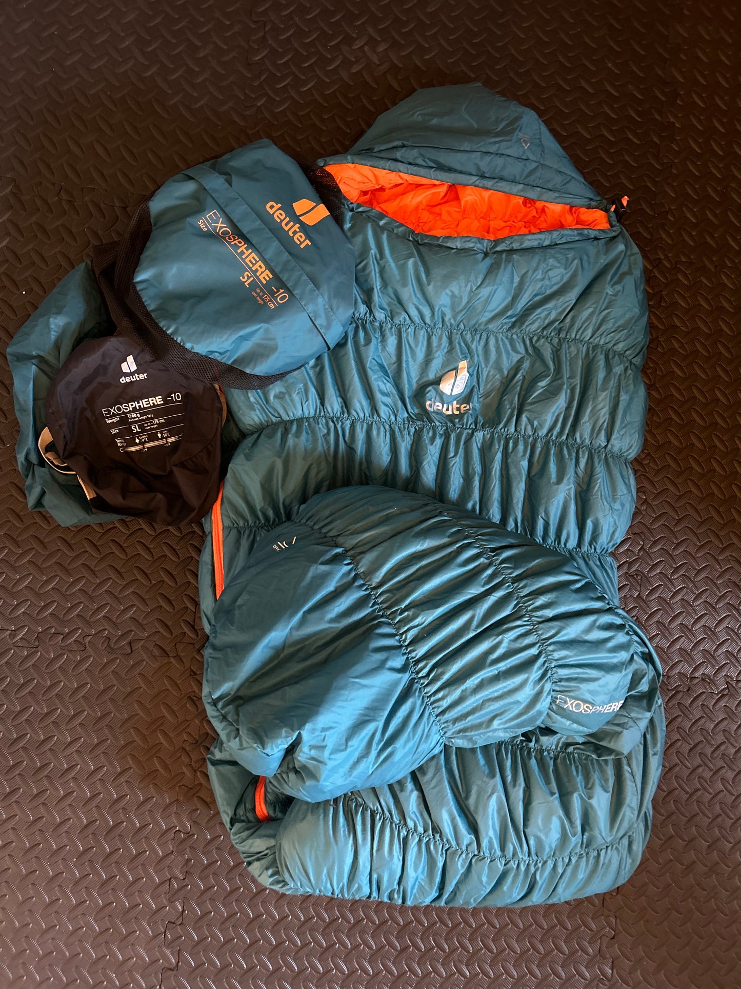 Sac de couchage Deuter d’occasion Exosphere -10 degrés. Taille M