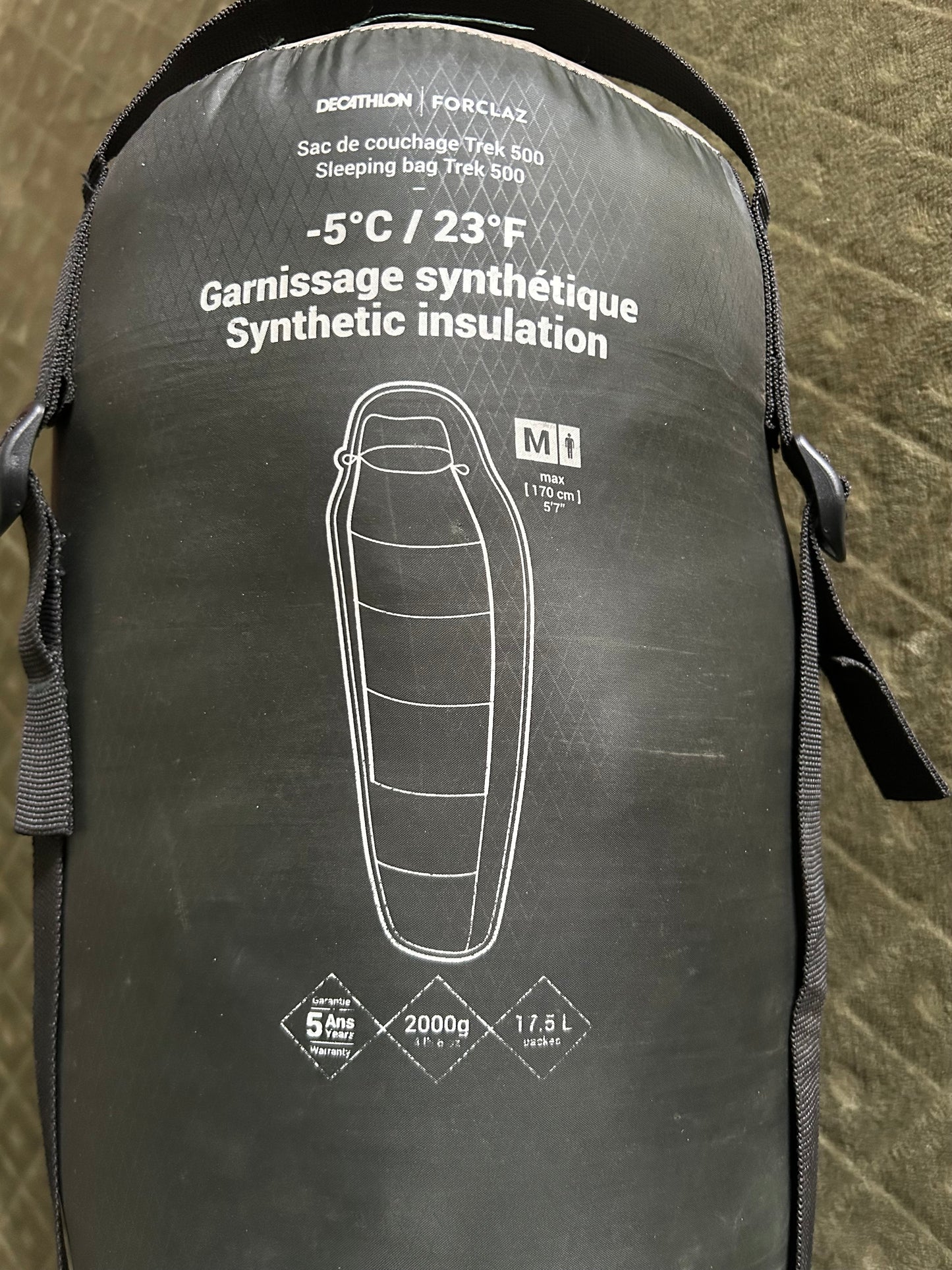 Sac de couchage forclaz -5 degrés d’occasion. Taille M