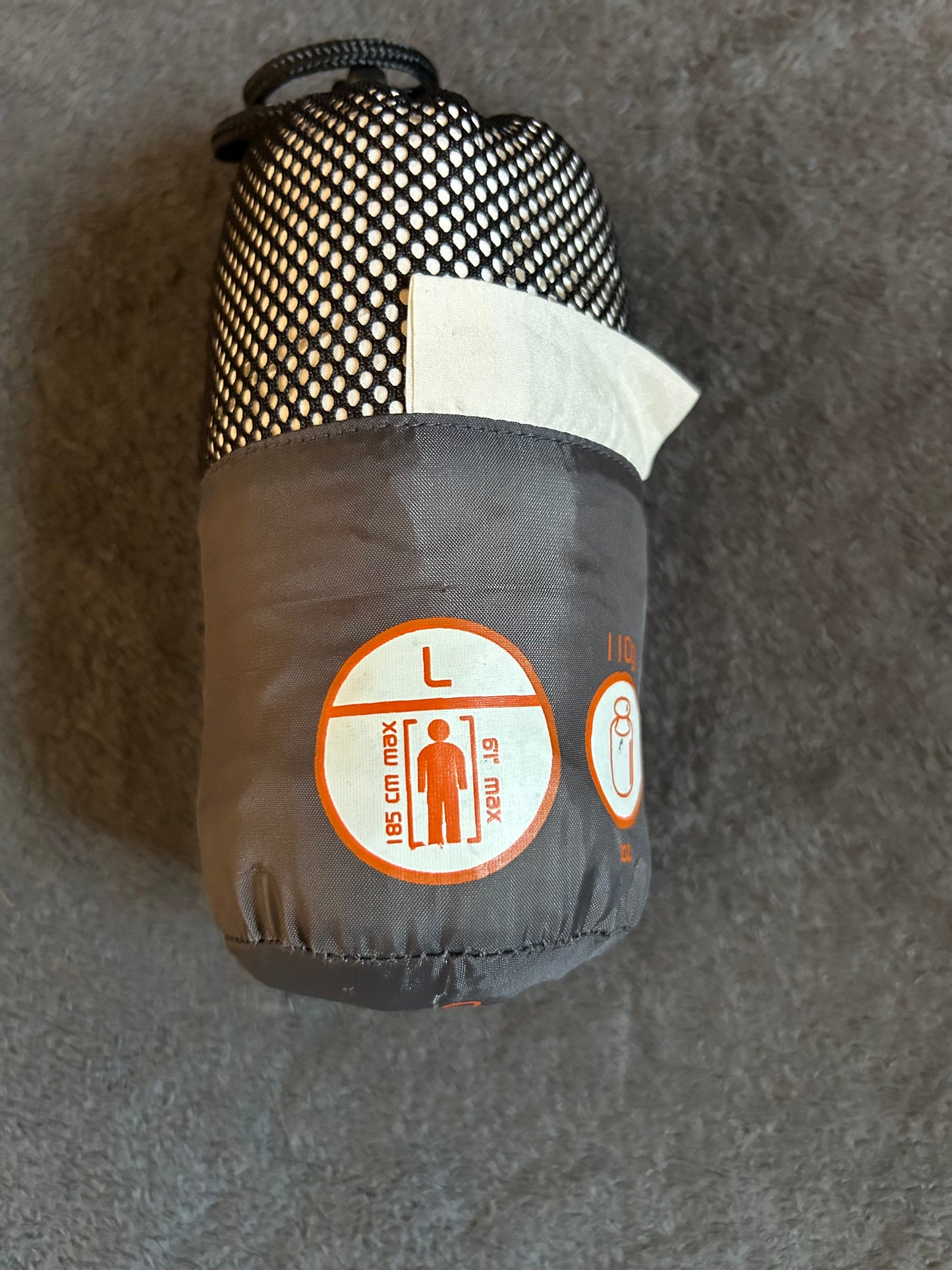 Drap de sac quechua en soie d’occasion. 110 grammes