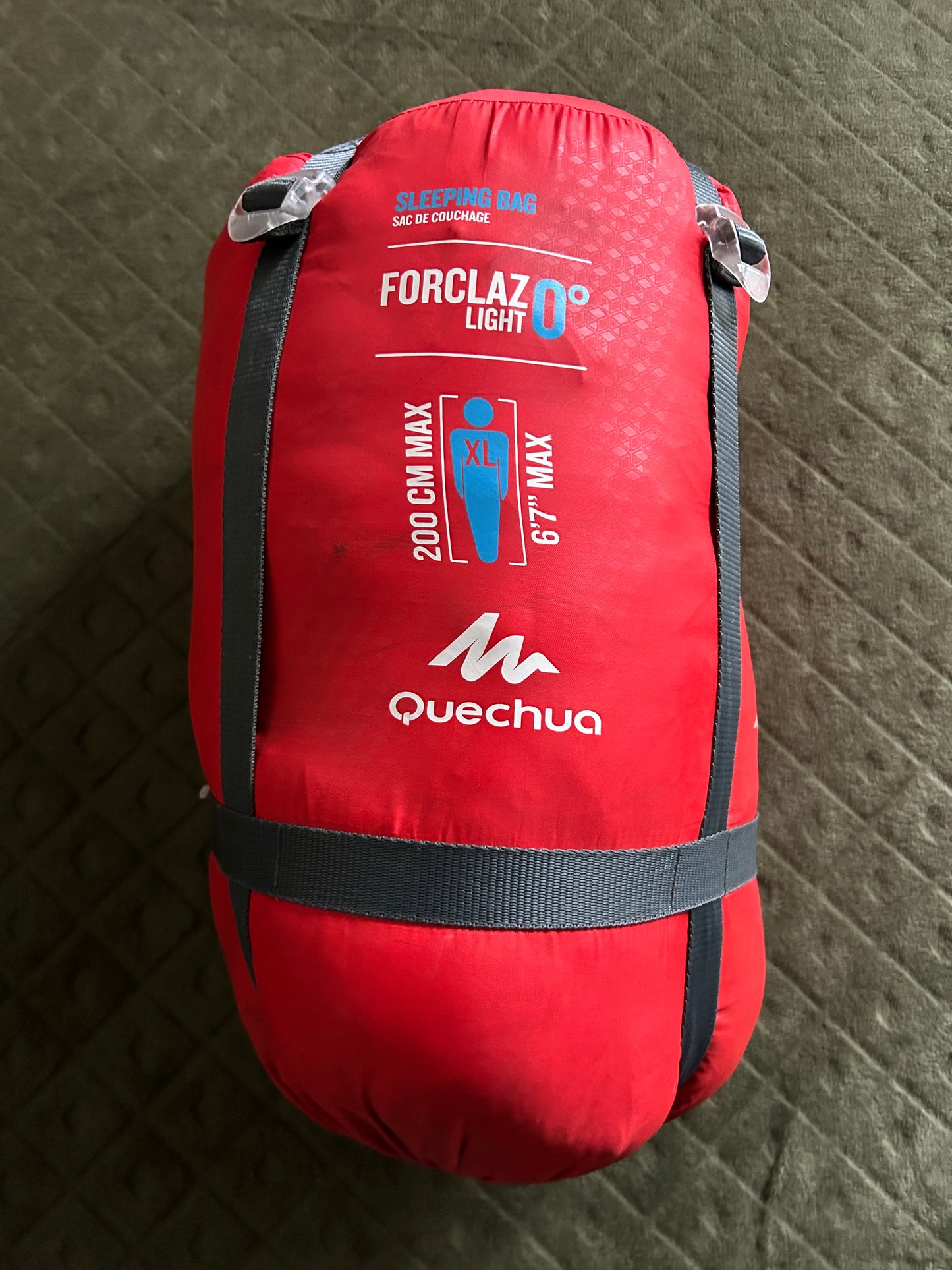 Sac de couchage forclaz 0 degrés light d’occasion. Taille XL