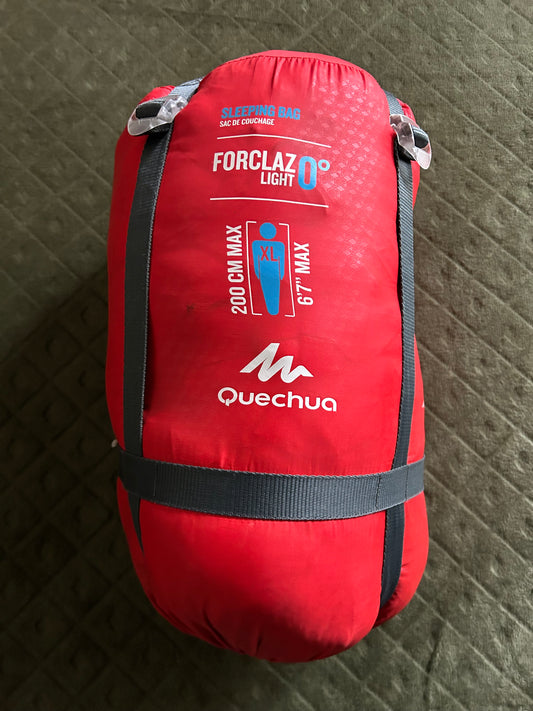 Sac de couchage forclaz 0 degrés light d’occasion. Taille XL