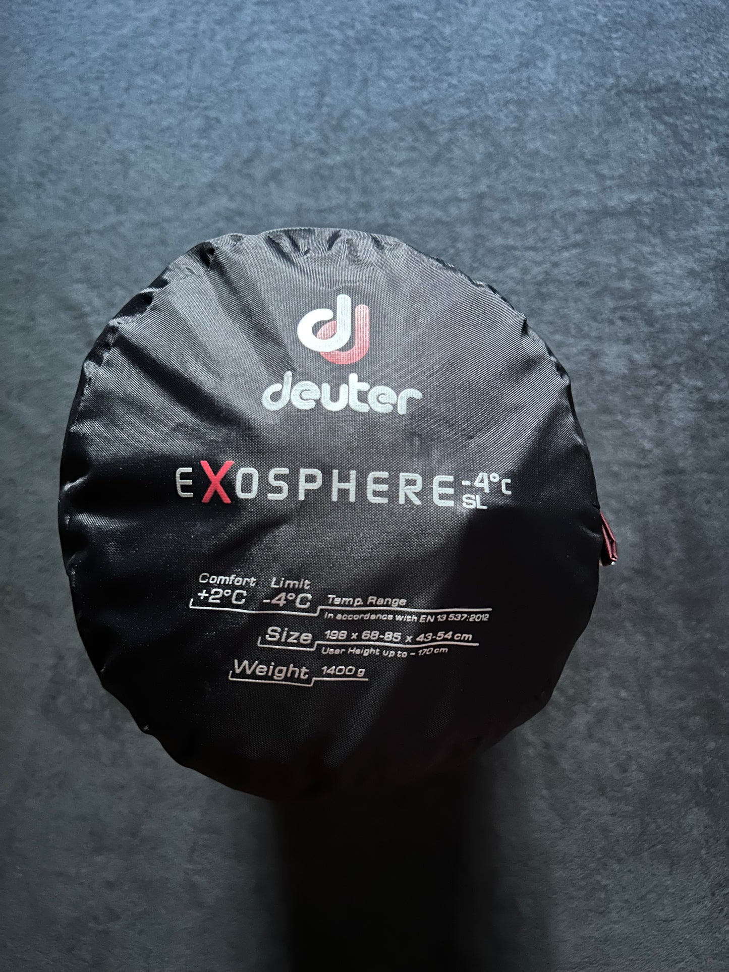 Sac de couchage Deuter Exosphere -4 degrés d’occasion. Taille M