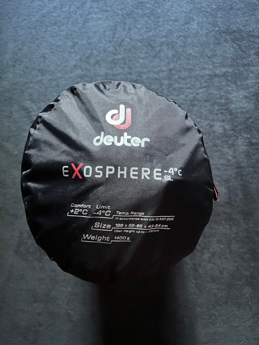Sac de couchage Deuter Exosphere -4 degrés d’occasion. Taille M