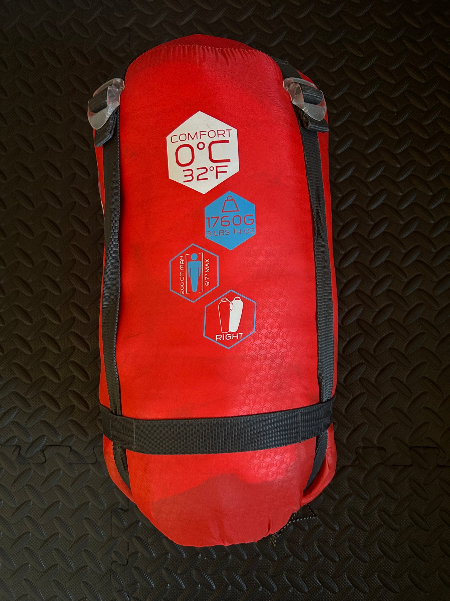 Sac de couchage quechua 0 degrés light d’occasion. Taille XL
