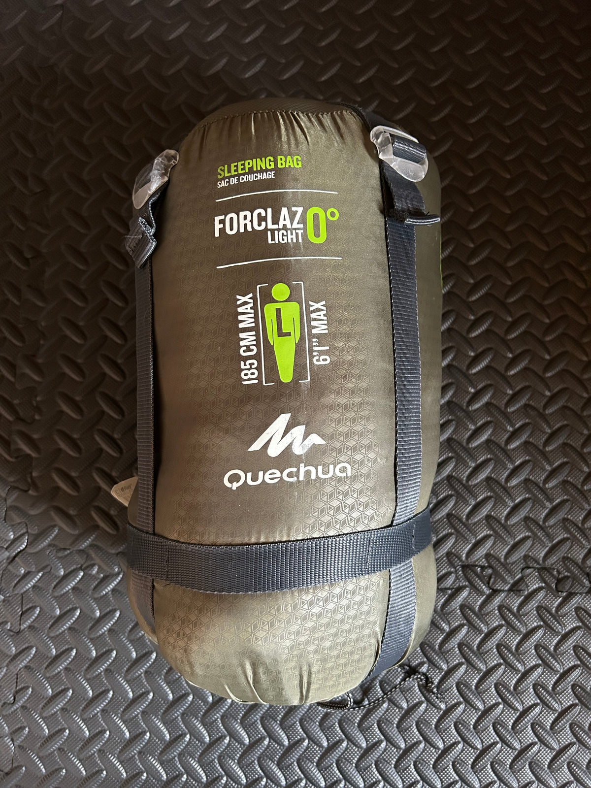 Sac de couchage forclaz d’occasion 0 degrés light. Taille L