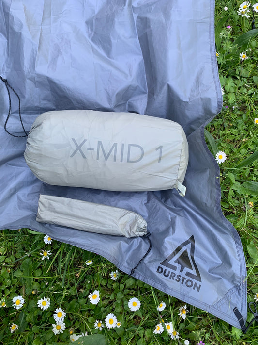 Location toile de tente de bivouac  ultralight X-MID 1 personne. 795 grammes. ( 40 euros / week-end ).