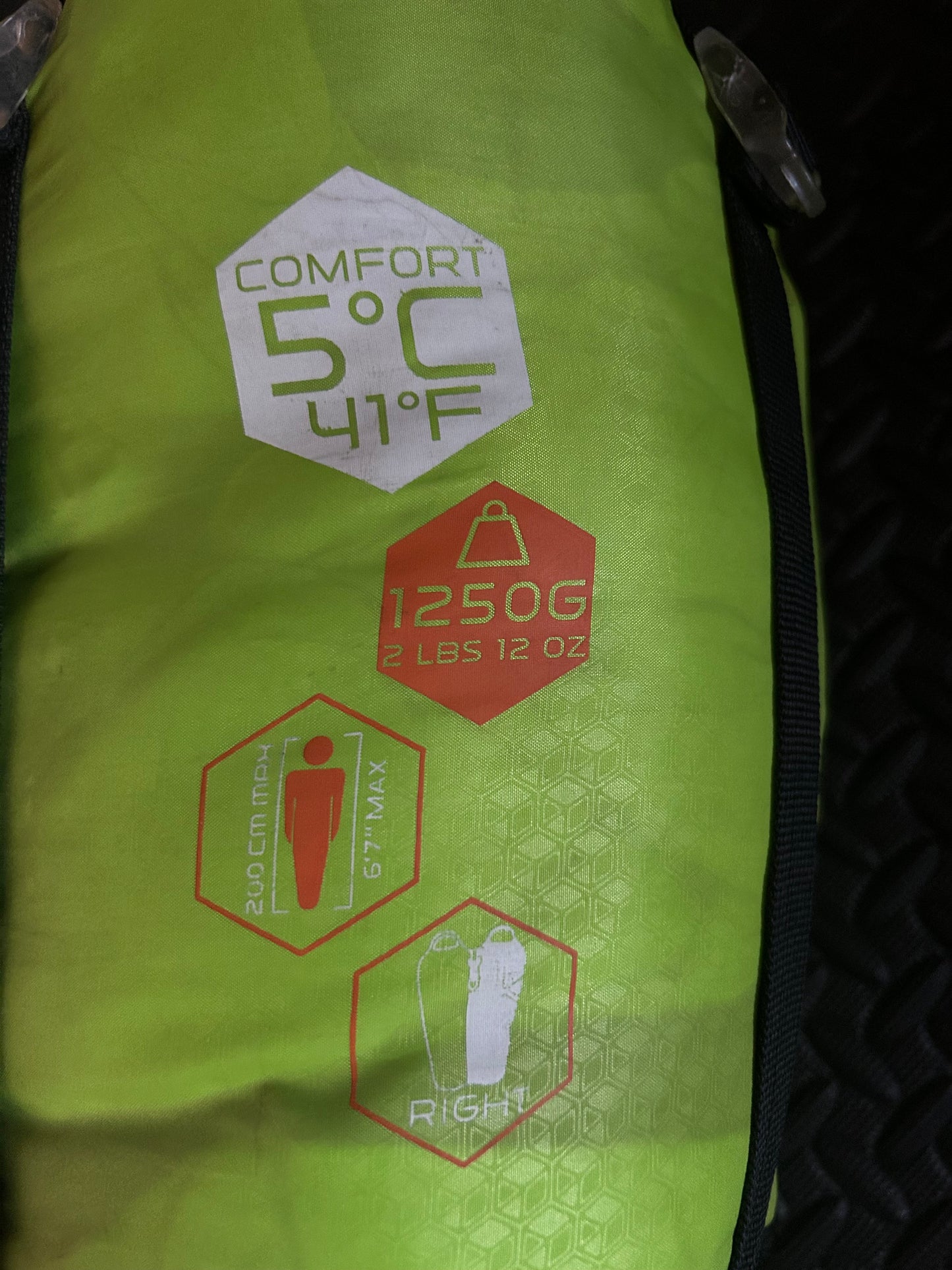 Sac de couchage quechua 5 degrés light d’occasion. Taille XL