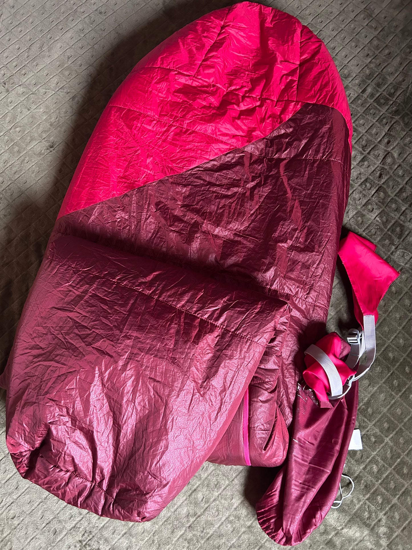 Sac de couchage forclaz d’occasion 0/5 degrés. Taille L