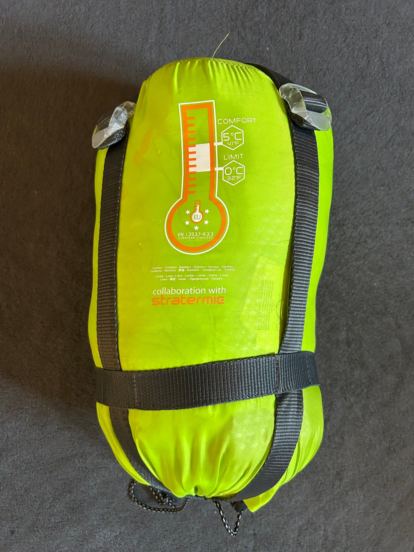 Sac de couchage forclaz d’occasion 5 degrés light. Taille M