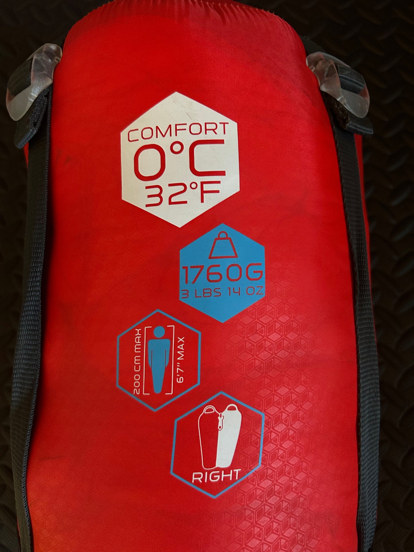 Sac de couchage quechua 0 degrés light d’occasion. Taille XL