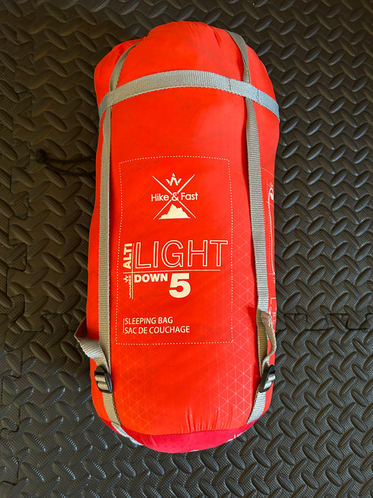 Sac de couchage wanabee d’occasion light 5 down.
