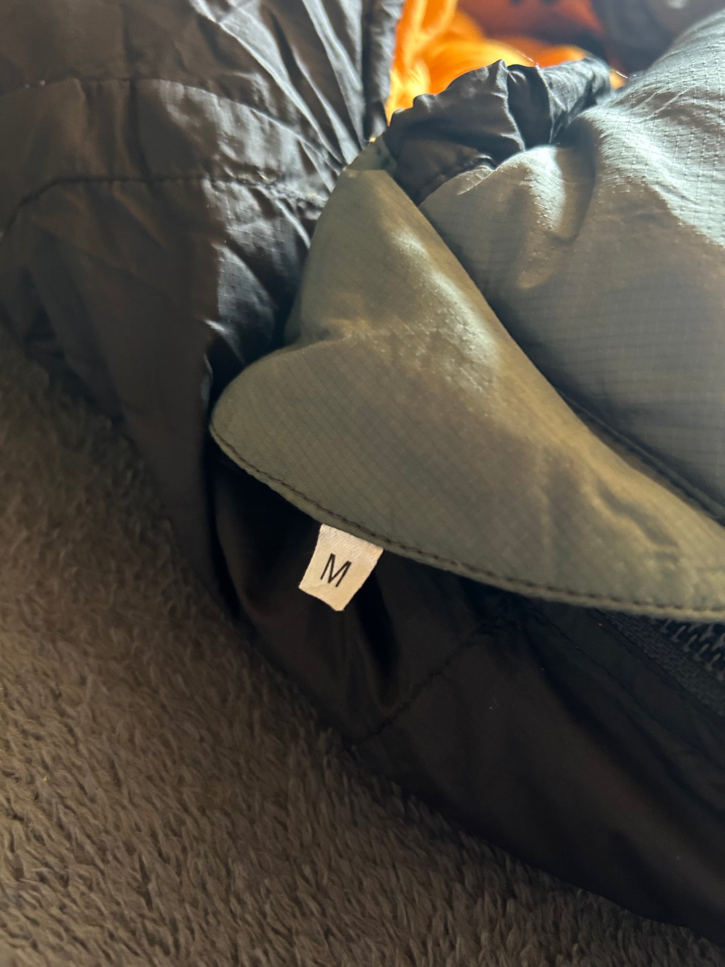 Sac de couchage quechua d’occasion en plumes 0 degrés. Taille M.
