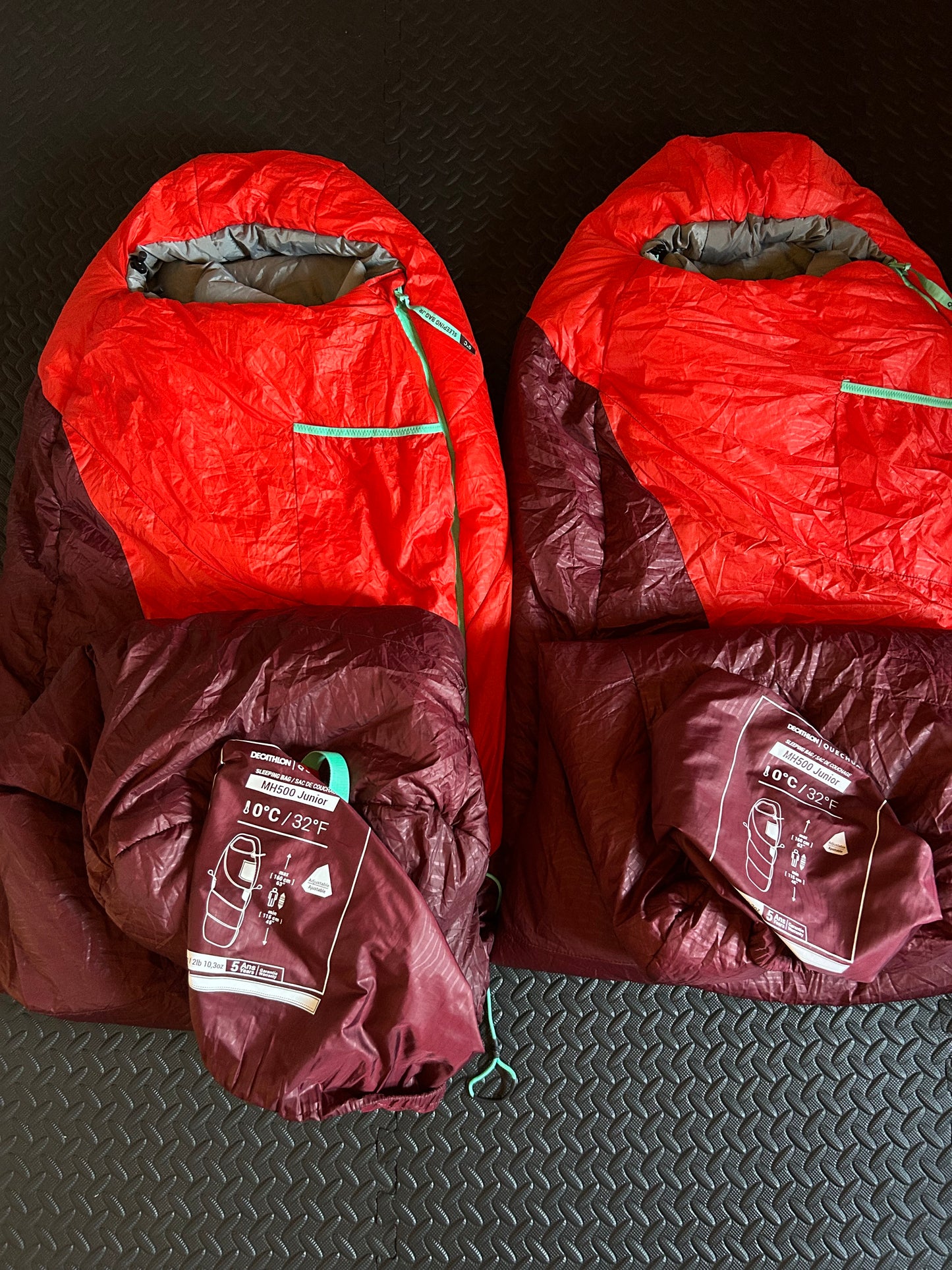 Sac de couchage quechua 0 degrés d’occasion. Taille S 160 cm