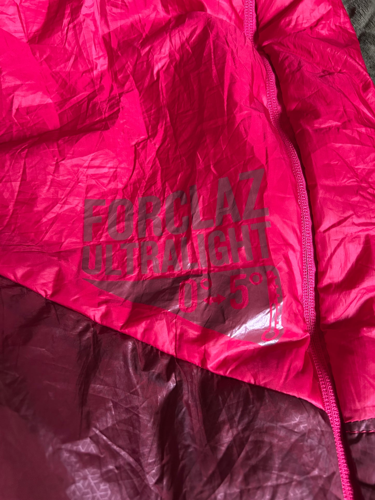 Sac de couchage forclaz d’occasion 0/5 degrés. Taille L