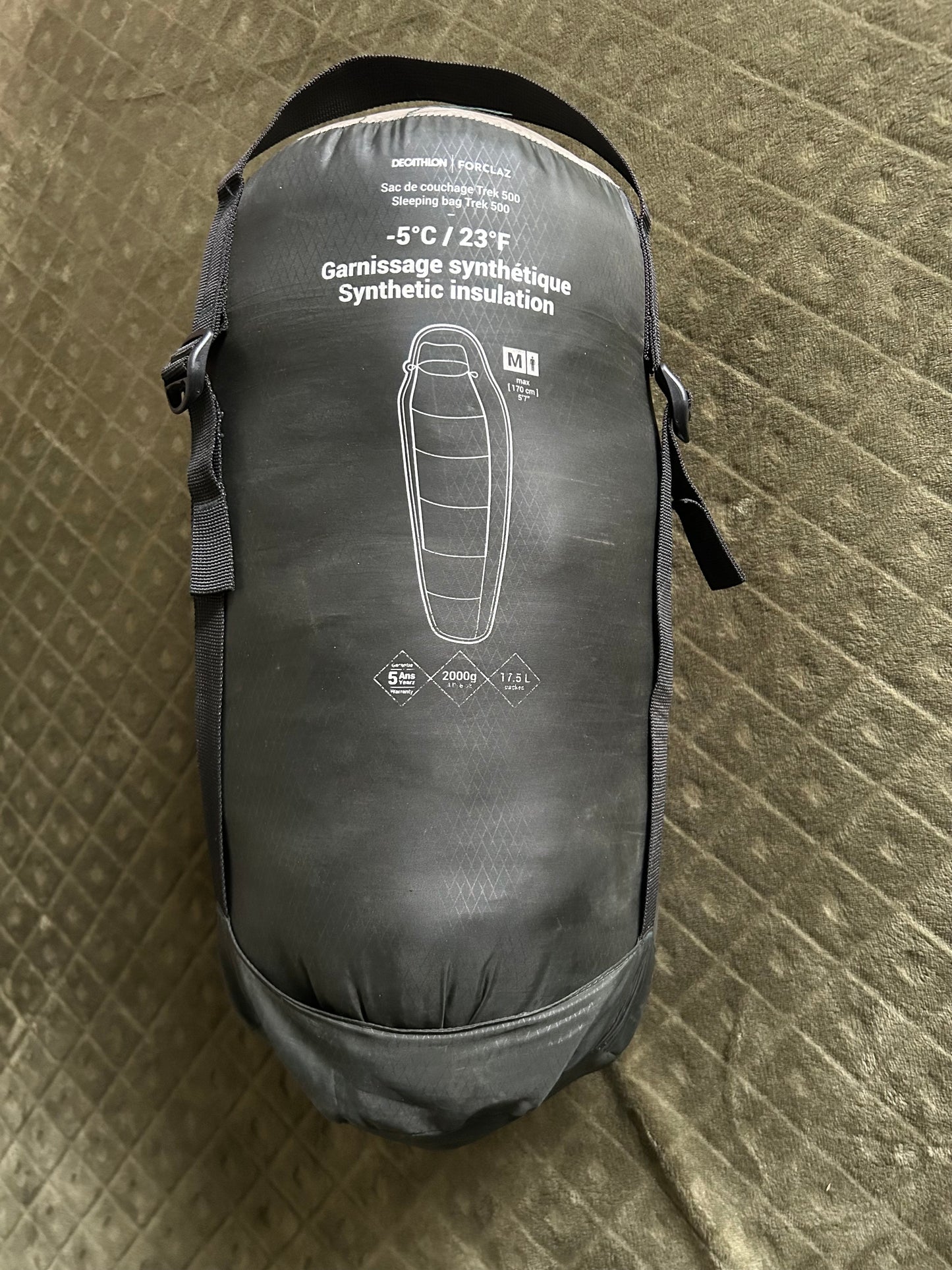 Sac de couchage forclaz -5 degrés d’occasion. Taille M