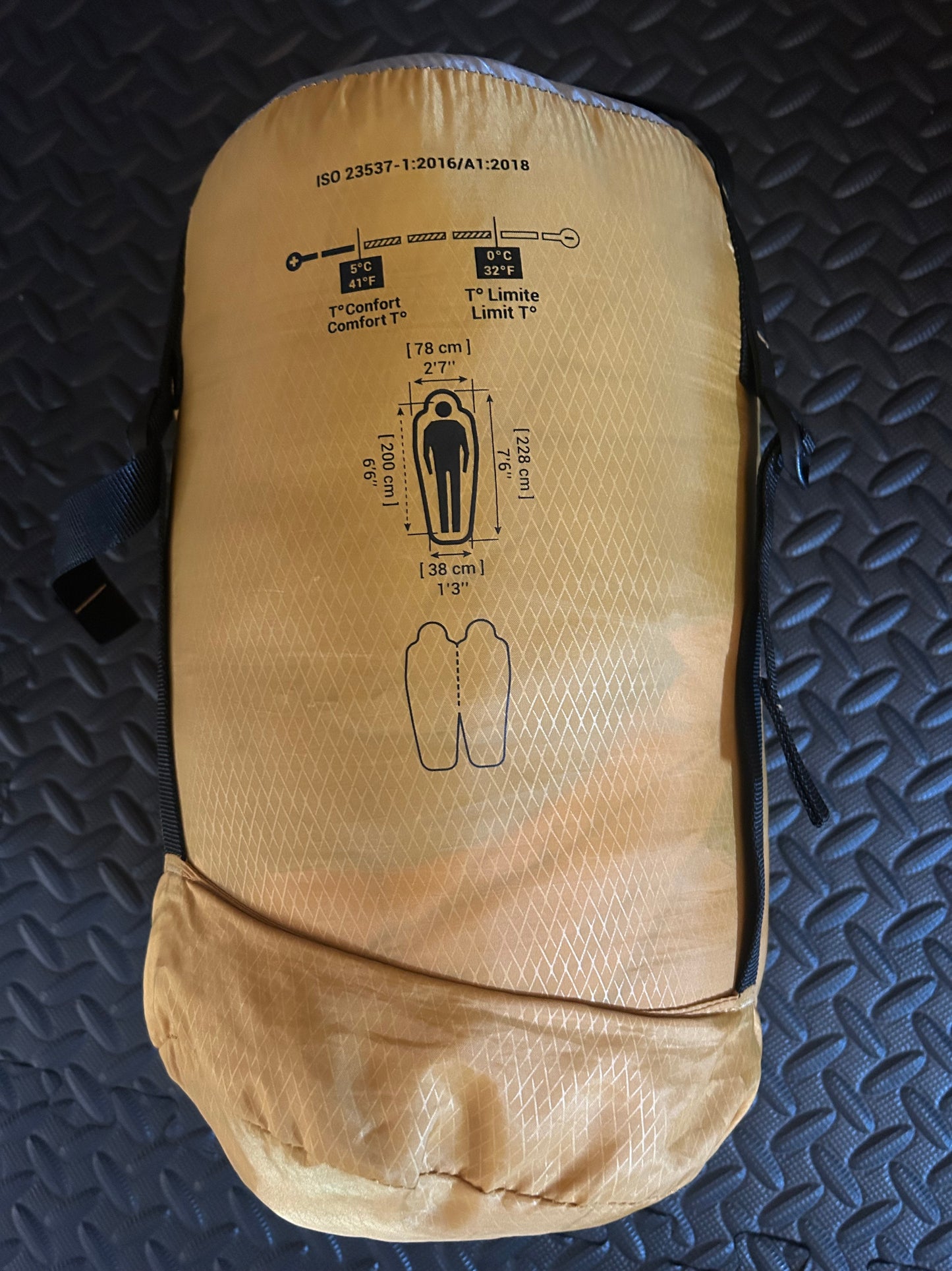 Sac de couchage forclaz 5 degrés trek 500 d’occasion. Taille XL