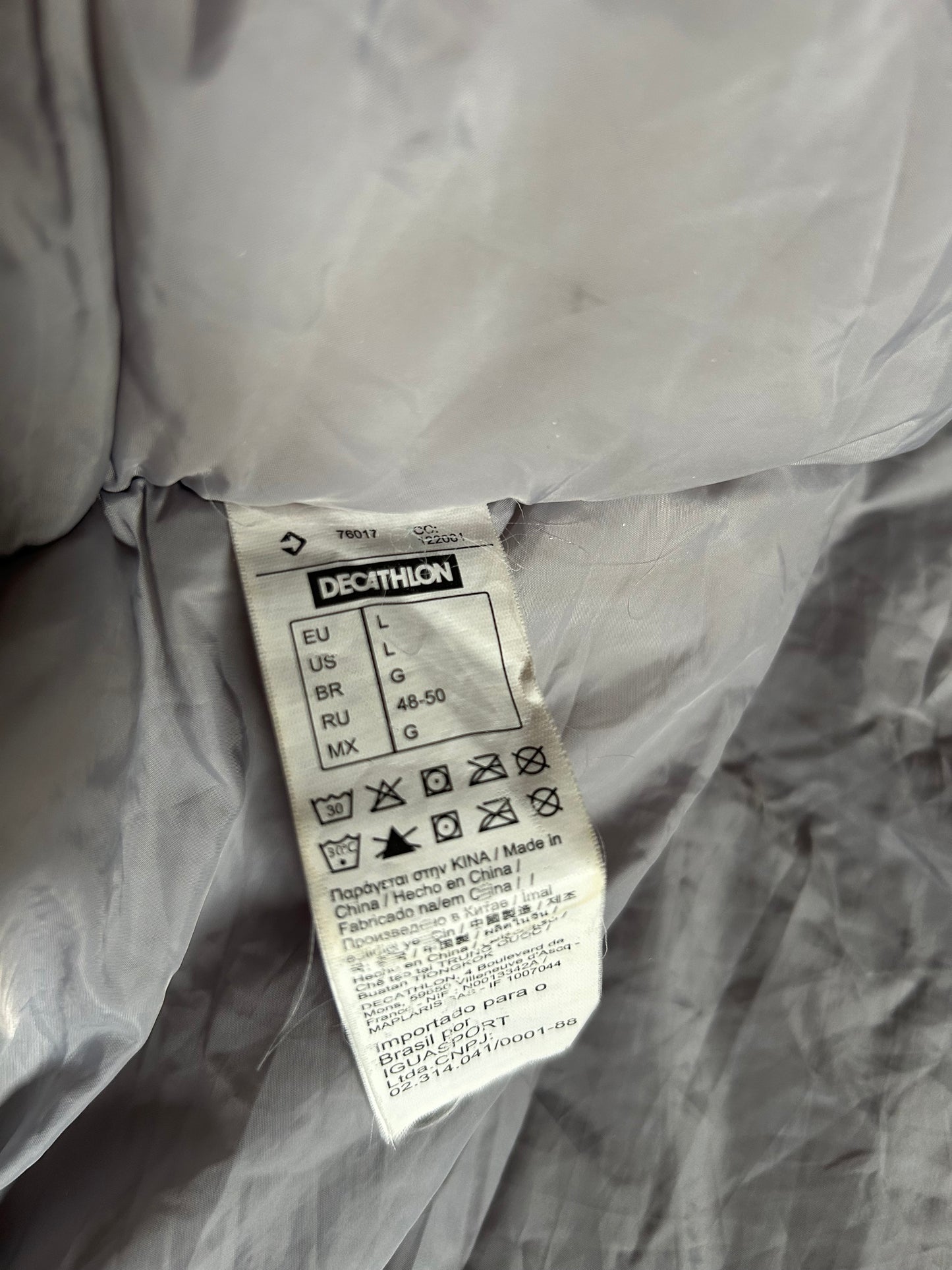 Sac de couchage forclaz d’occasion 0/5 degrés. Taille L