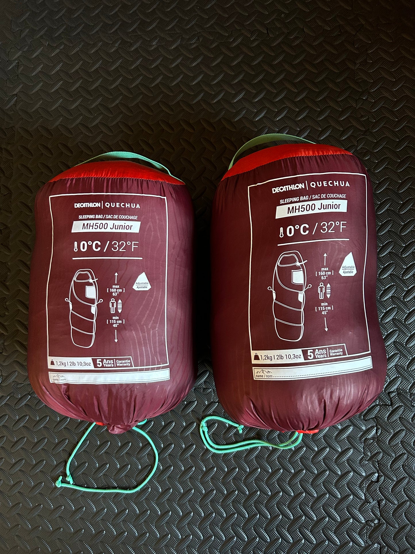 Sac de couchage quechua 0 degrés d’occasion. Taille S 160 cm