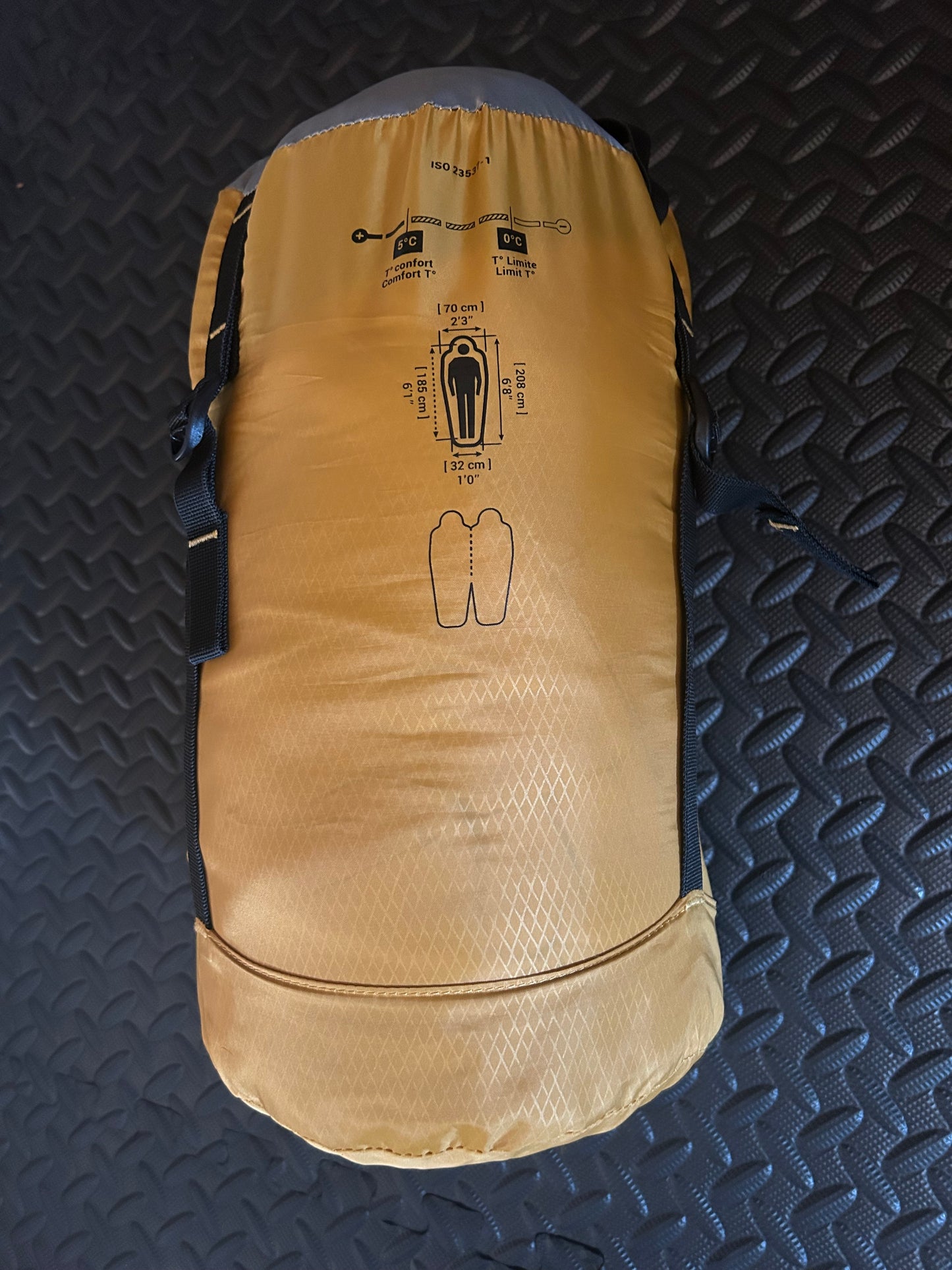 Sac de couchage forclaz 5 degrés trek 500 d’occasion. Taille L